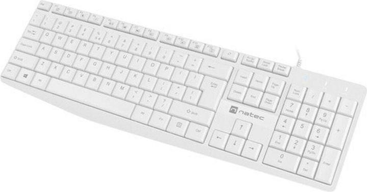 Image du produit Genesis Clavier NATEC Nautilus US slim blanc (ING. Int., Filaire)