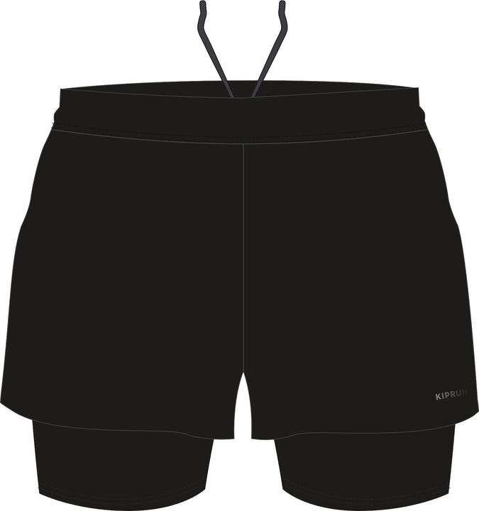 Image du produit Kiprun Laufshorts Herren Tights 2-in-1 - schwarz (L)