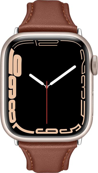 Productafbeelding Spigen Kajuk Apple Watch Lederen Bandje 4/5/6/7/8 / SE 40/41 mm bruin (38 mm, 40 mm, 41 mm, Echt leer)