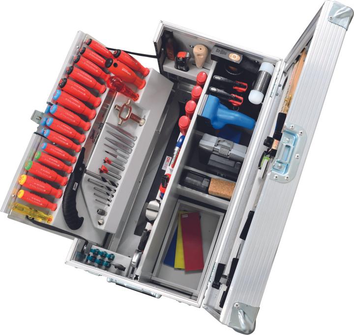 Produktbild OPO Leichtbau Schreiner-Werkzeugkiste Compact 3 (69 Teile)