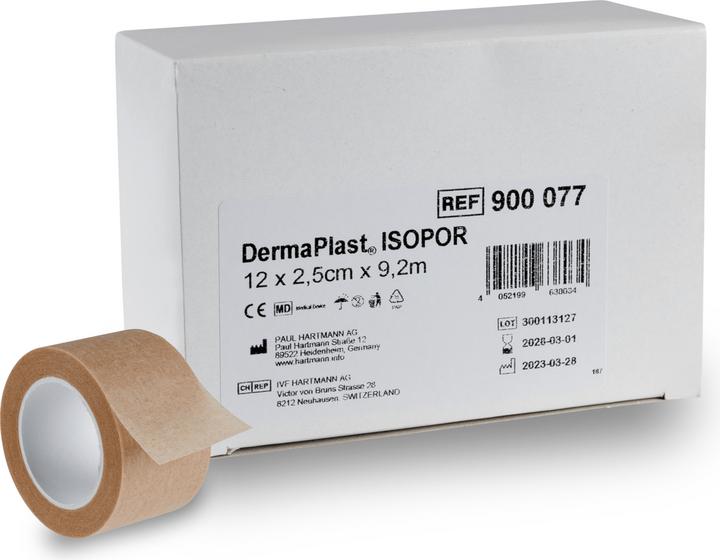 Actual product image DermaPlast Isopor Non-tissé Pansement de fixation (12 x)