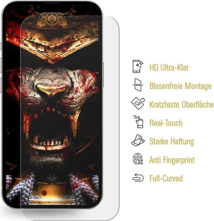 Produktbild Protectorking 4x 9H Panzerglas flexibel HD Klar (4 Stück, Apple iPhone 15 Pro)