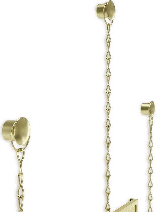 Actual product image Umbra 1017626-104 - FOTOCHAIN ​​3-piece 20x25 cm picture frame set, brass (8 x 10 cm)