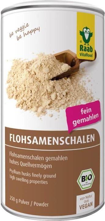 Produktbild Raab Flohsamenschalen gemahlen Bio (250 g)
