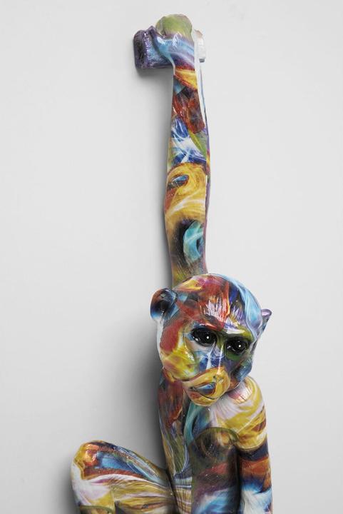 Actual product image Kare Design Wall Object Hanging Ape Colorful