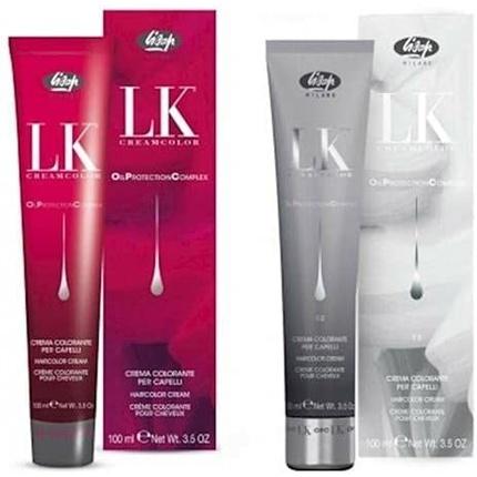 Immagine prodotto Lisap LK OPC crema colore capelli 4/07 marrone medio beige (4, 07 beige marrone medio)