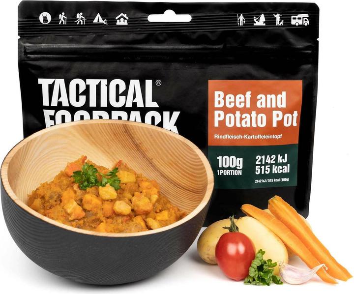Immagine prodotto Tactical Foodpack Manzo e patate in pentola (100 g)