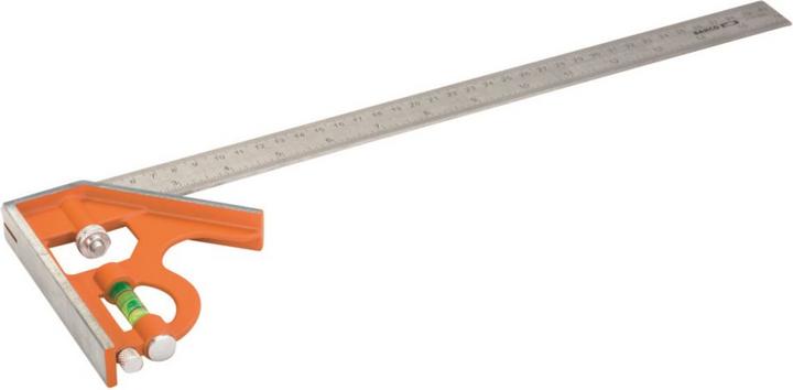 Produktbild Bahco Schiebbarer Kombinationswinkel mit Reissnadel 300 mm
