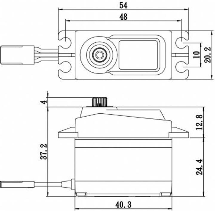 Actual product image Savöx Servo SA-1256TG+