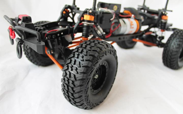 Image du produit DF-Models DF-4S Crawler 313 mm 2021 JYM Edition - ORANGE (RTR Prêt à fonctionner)