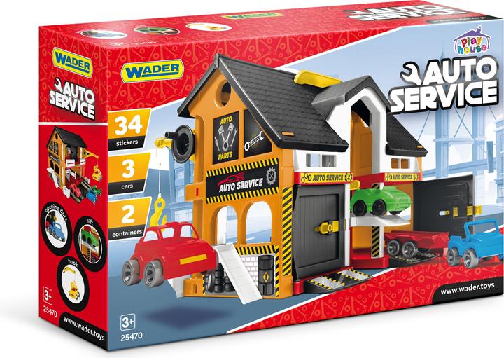 Actual product image Wader Playhouse car and workshop