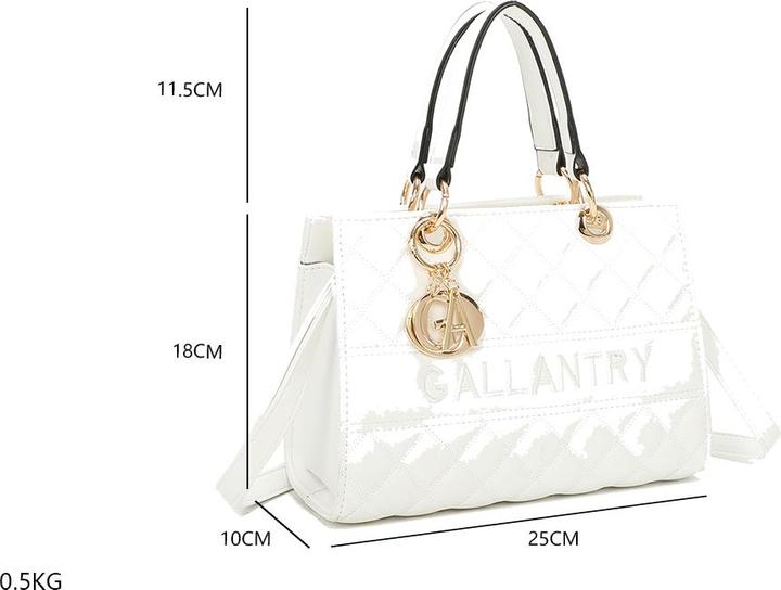Produktbild Gallantry La Matelassé Shiny Handtasche aus Kunstleder (15 l)