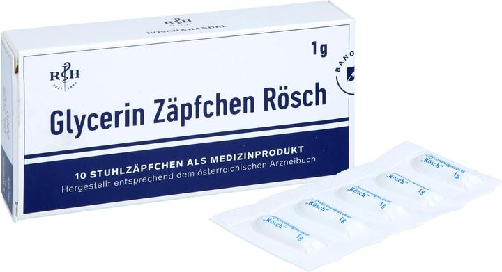 Immagine prodotto Rösch & Handel Supposte di glicerina da 1 g 10 pz. (10 Pezzo/i)