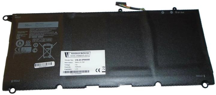 Produktbild Vistaport Akku für Dell XPS 13 (9350) (4 Zellen, 7435 mAh)