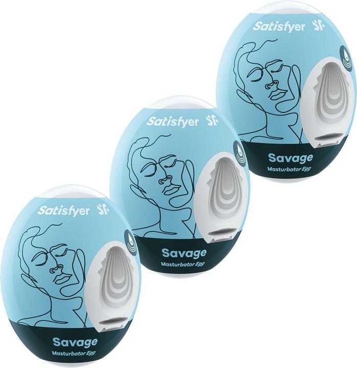 Produktbild Satisfyer Masturbator Egg Set - Savage