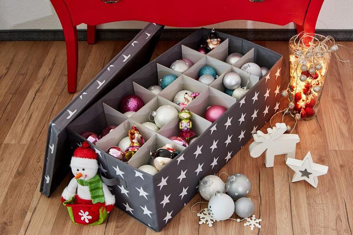 Produktbild Love it Store it Weihnachtskugelbox mit 30 Fächern (58 x 36 x 25 cm, 52 l)