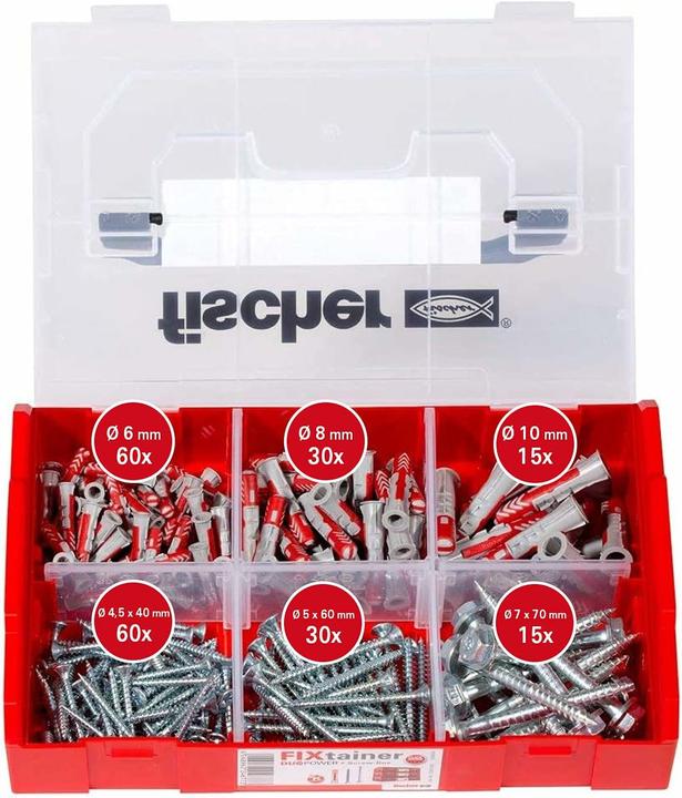 Produktbild Fischer Trockenbau-Dübel-Set (105 Stk.)