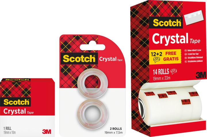 Actual product image Scotch Crystal adhesive tape multi-pack (19 mm)