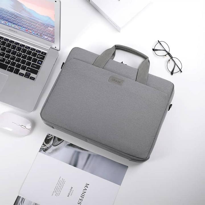Actual product image Okade MacBook / laptop bag, 15.6 inch, T64, grey (15.60")
