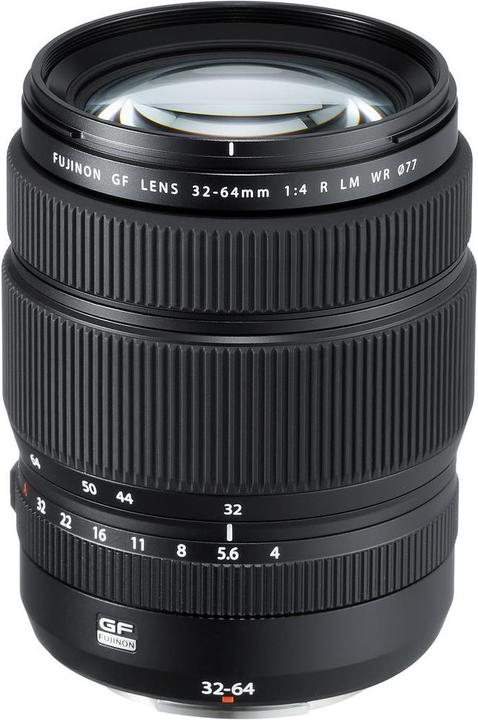Fujinon GF 32-64mm f/4 R LM WR (Fujifilm Fujinon GF, Formato medio)