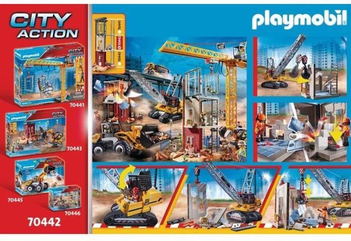 Immagine prodotto Playmobil Escavatore a cavo con componente (70442, Playmobil Città d'azione)