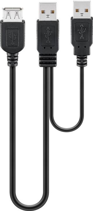 Produktbild M-Cab USB-Kabel USB, USB (nur Strom) (M) bis USB Type B (M) (0.30 m, USB 2.0)