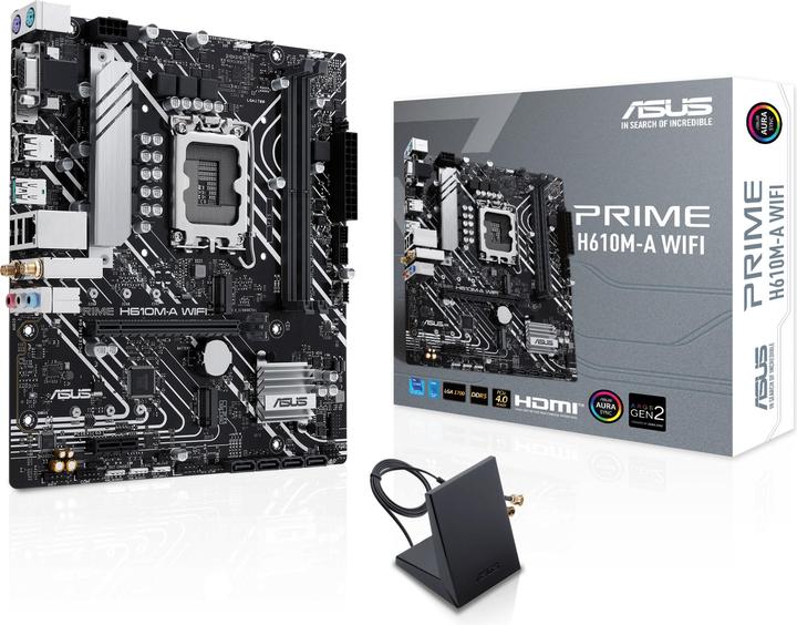 Immagine prodotto ASUS PRIME H610M-A WIFI (LGA 1700, Intel H610, mATX)