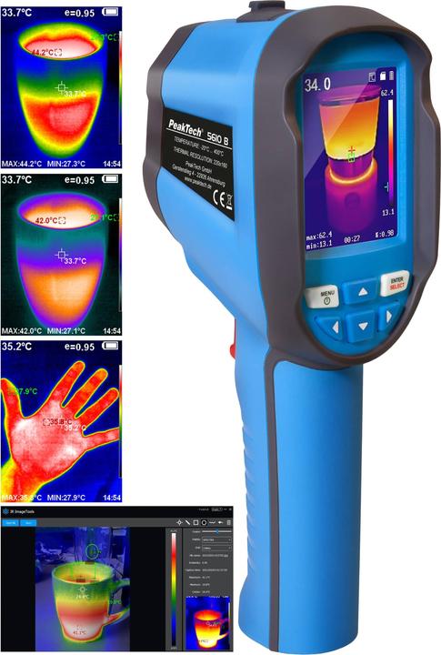 Produktbild Peaktech P 5610 B IR-Wärmebildkamera