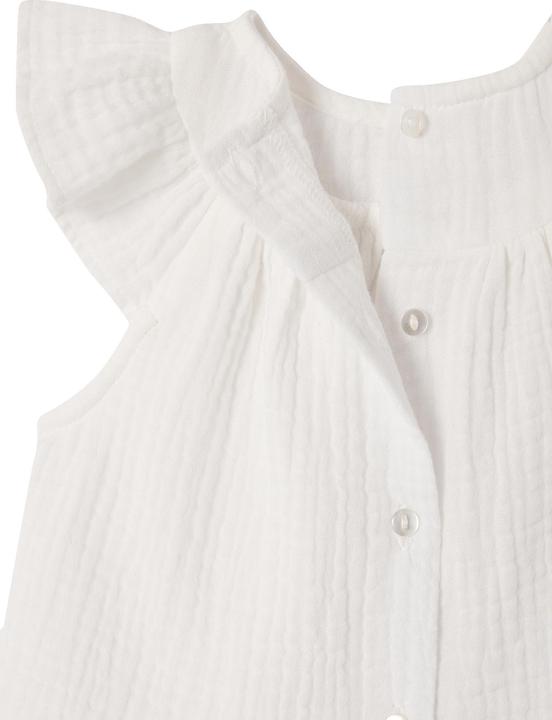 Image du produit Vertbaudet Mädchen Baby Bluse mit kurzen Volantärmeln (80)