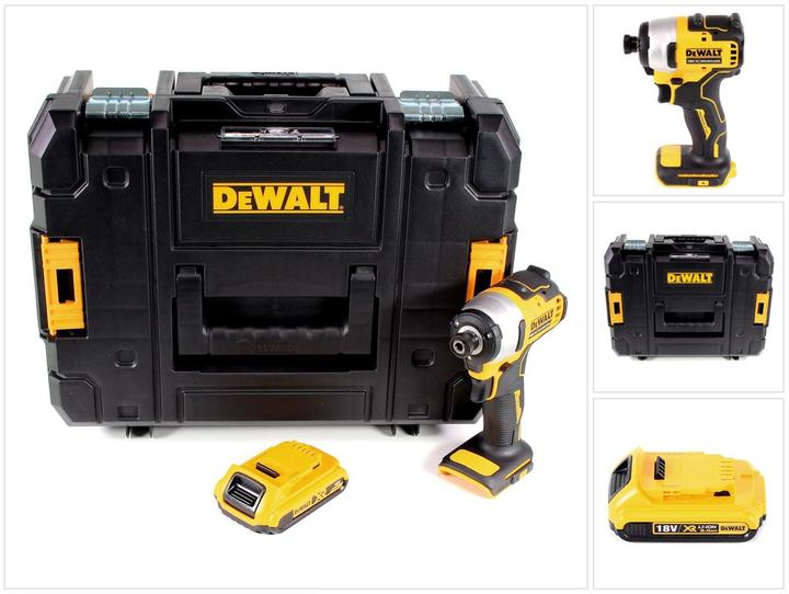 Actual product image DeWalt DCF 809 NT Battery impact wrench 18 V Brushless Li-Ion in T-STAK box + 1 x 2.0 Ah battery - without (Rechargeable battery operated)