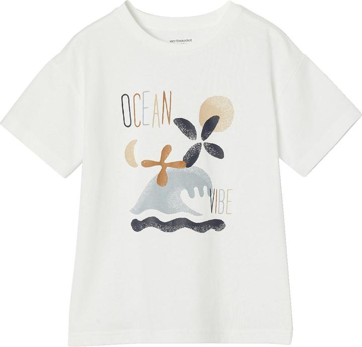 Vertbaudet Jungen T-Shirt mit grossem Print, Recycling-Baumwolle