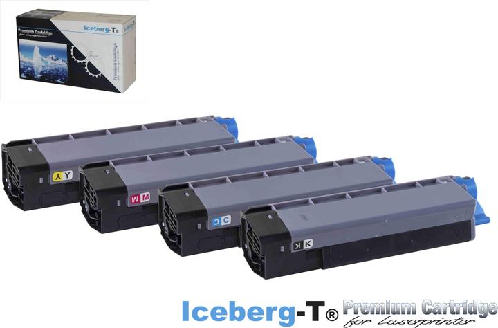 Immagine prodotto Iceberg-T Toner SET OKI C5800 Set con tutti e quattro i colori (M, FC, C, Y)
