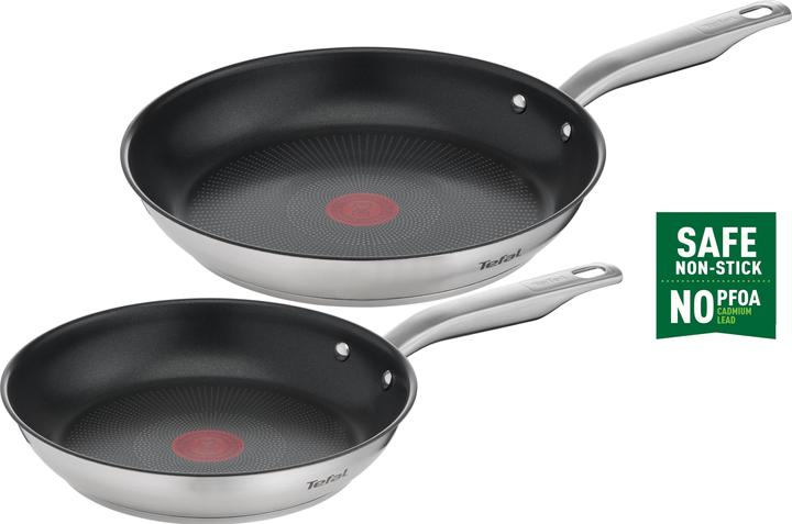 Tefal Virtuoso (28 cm, Frying pan, Pan set + pot set, Stainless steel)