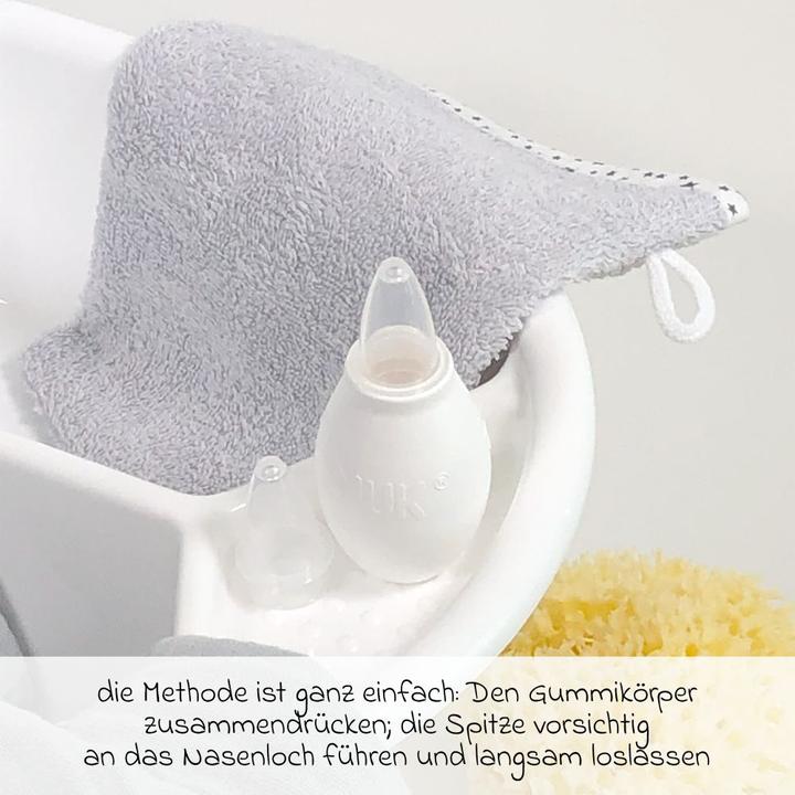 Image du produit NUK Aspirateur nasal, pour aspirer en douceur et en toute sécurité le nez des bébés enrhumés