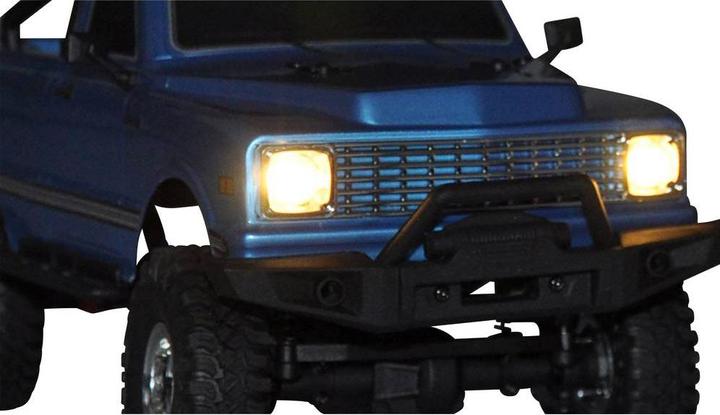 Produktbild Amewi AMXRock AM18 Elektro Brushed Crawler 4WD 1:18 RTR Pick-Up blau (RTR Ready-to-Run)