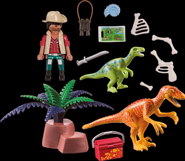 Image du produit Playmobil Grande mallette d'explorateur avec des dinosaures (70108, Dinosaures Playmobil)