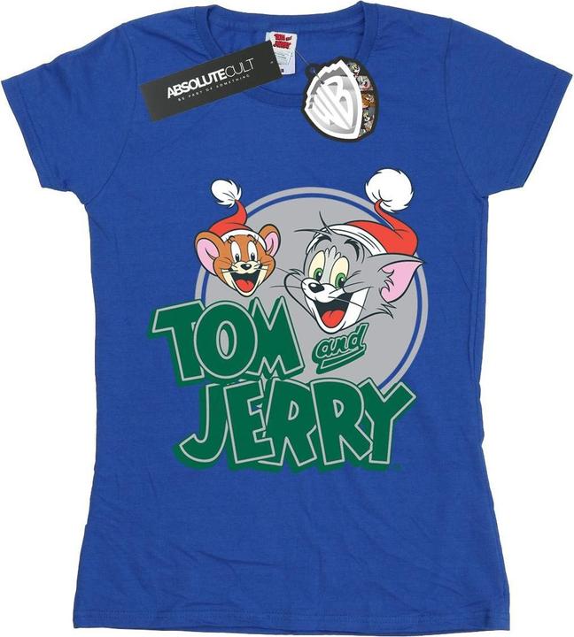 Immagine prodotto Tom & Jerry Christmas Greetings Maglietta Donna (M)