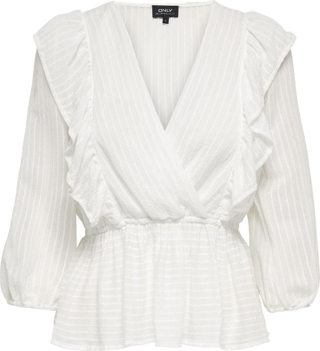 Actual product image Only Wrap-around ruffle top (L)
