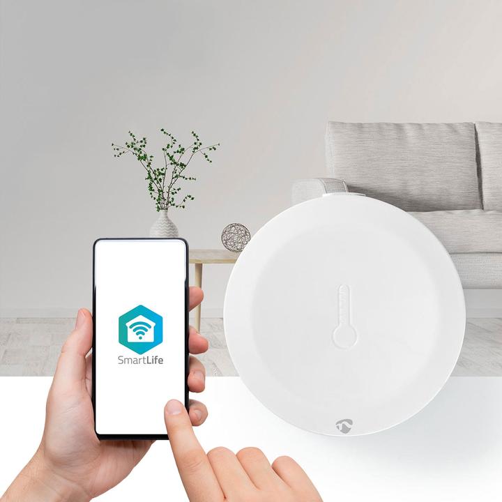 Image du produit Nedis Smart Klimasensor ZBSC10WT | Zigbee 3.0 | Batteriebetrieben | Android™ / IOS | Weiss
