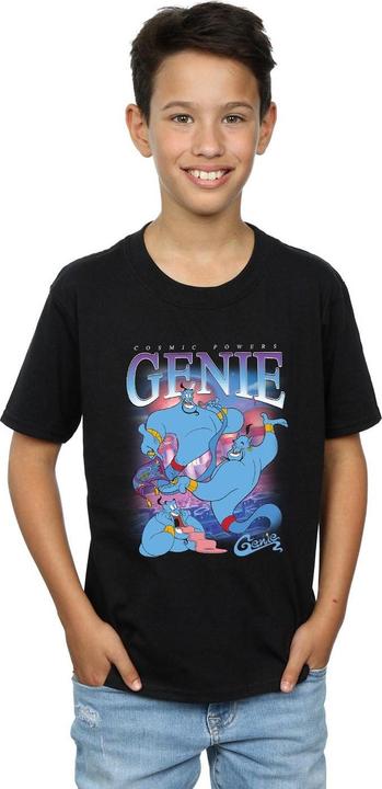 Image du produit Aladdin Garçons - T-shirt en coton Genie Montage (140, 146)