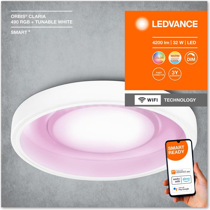 Actual product image Ledvance Smart+ Orbis Ceiling (3150 lm)