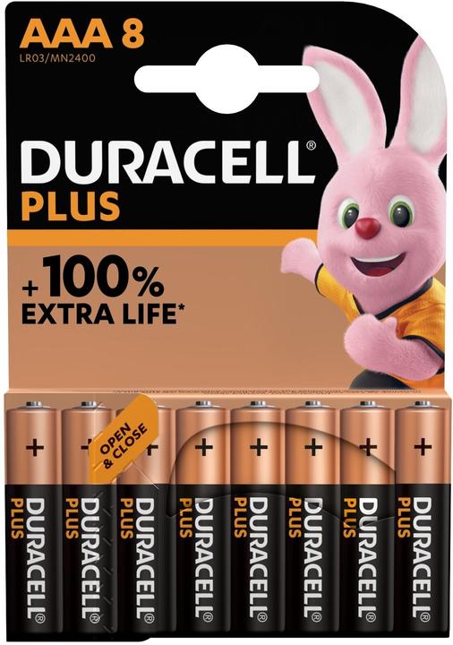 Duracell Plus (8 pcs., AAA)