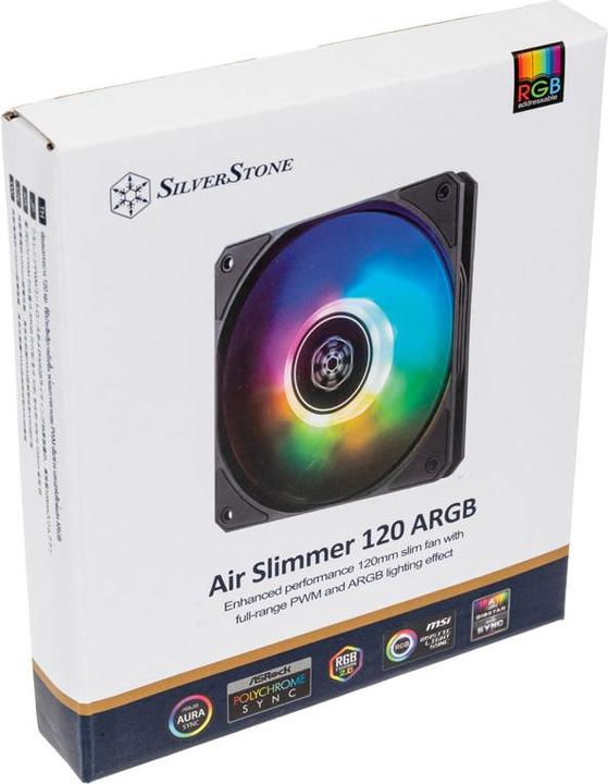 Immagine prodotto Silverstone SST-AS120B-ARGB, ventola RGB (120 mm, 1 x)