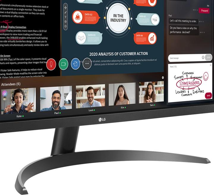 Actual product image LG 29WP500-B (2560 x 1080 pixels, 29")