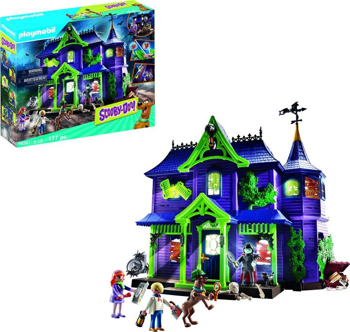 Produktbild Playmobil SCOOBY-DOO! Abenteuer im Geisterhaus (70361, Playmobil Scooby-Doo)