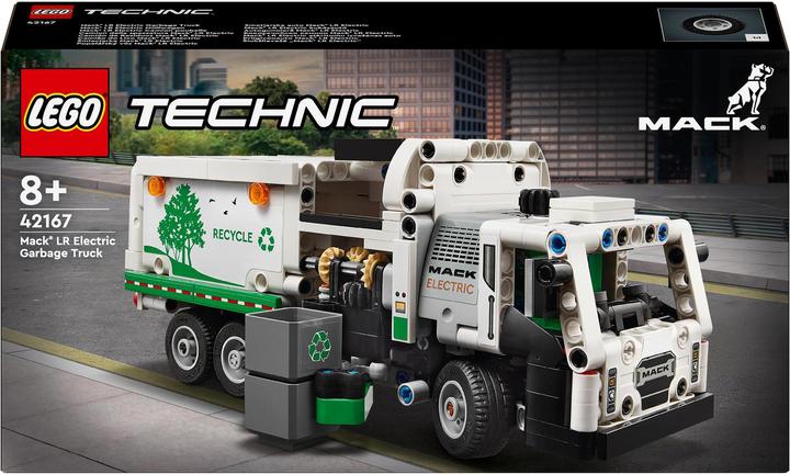 Immagine prodotto LEGO 42167 Camion della spazzatura elettrico Mack® LR (42167, LEGO Technic)