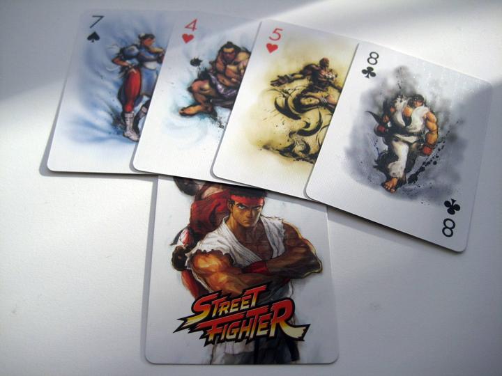 Actual product image Sakami Street Fighter jeu de cartes à jouer Characters