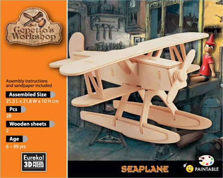 Produktbild Eureka! Gepetto's Workshop Holzbaukasten 3D - Wasserflugzeug