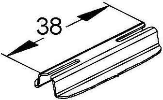 Produktbild Niedax NIE GKSV40 Verbinder bandverz. DIN EN 10346