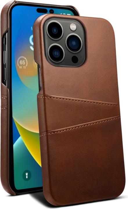 Image du produit Screenguard Apple iPhone 14 Pro CardCaddy Backcase en cuir avec porte-cartes (Apple iPhone 14 Pro)